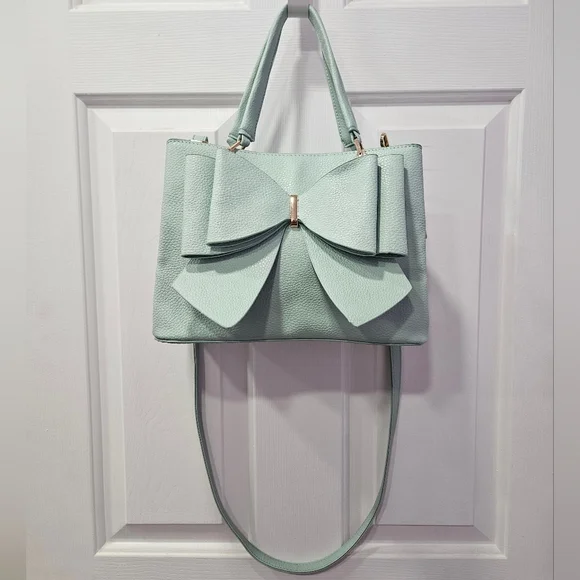 Crossi Satchel with Bow Accent - NWT - Picture 4 of 8